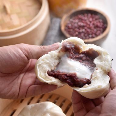 素麻糬紅豆包(6入) $150